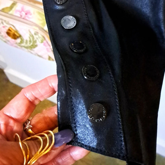 Rock & Republic Women's Black Leather Jacket - Picture 3 of 5